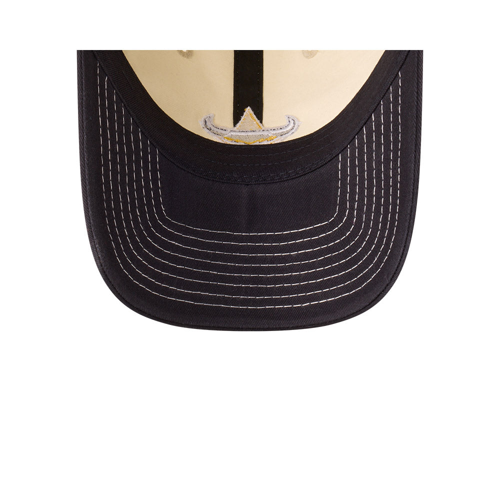 North Queensland Cowboys Hat - 2025 NRL 2Tone Chrome Contrast Casual Classic Strapback Cap - New Era